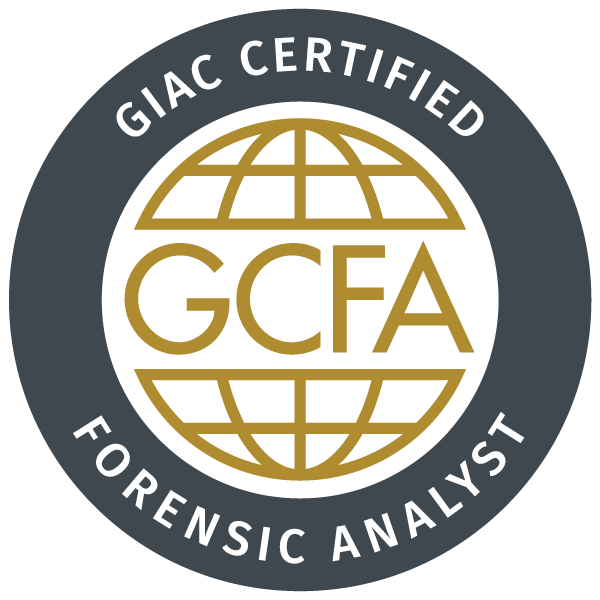 GCFA: GIAC Certified Forensic Analyst